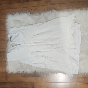 White Sleeveless Dress